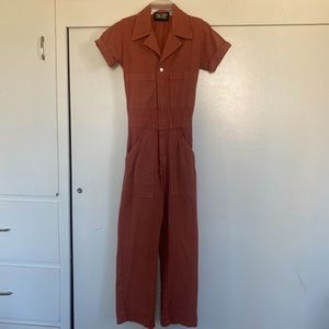 Big bud press rose colored jumpsuit size xs